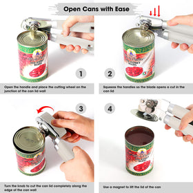 Beneno bottom magnet grips lid for safe lid removal