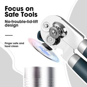 Beneno magnet lifts the lid to keep fingers away.