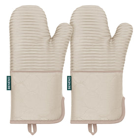 Beneno 2-pack kitchen mitts suit baking grilling and stovetop tasks