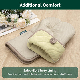 Beneno soft quilted cotton terry lining keeps hands comfortable