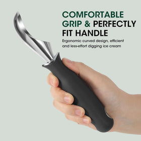 Beneno polished edge enables silky cuts through hard ice cream