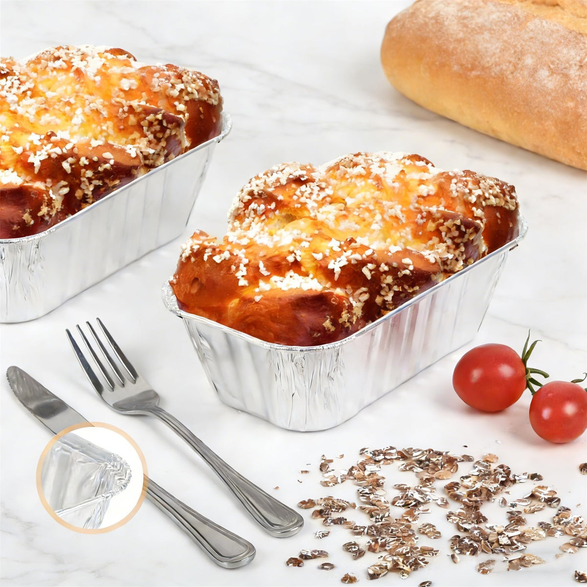 Benestanti pans ideal for banana bread, meatloaf, and small cakes.