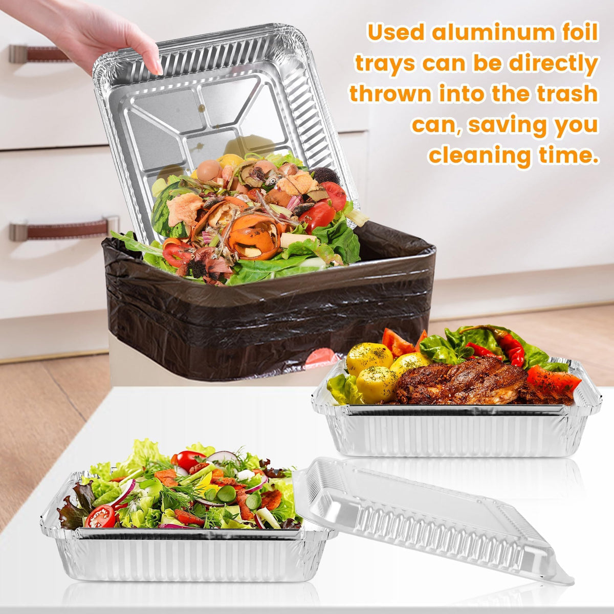 Benestanti disposable pans for catering simplify setup and cleanup at events