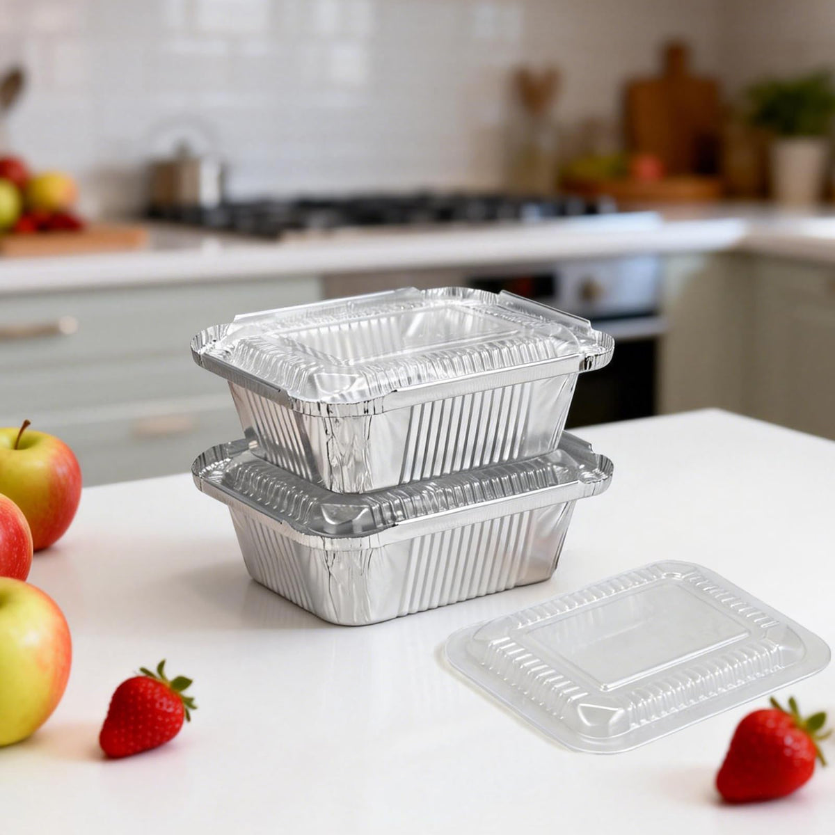 Benestanti pans on a tray with even heat distribution.
