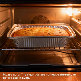 Even heating with Benestanti foil pans for consistent results.