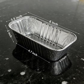Benestanti 100-pack foil loaf pans shown for bulk takeout and gifting.