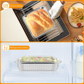 Benestanti 8x8 aluminum pans provide even heat for baking and meal prep