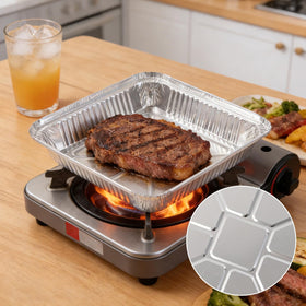 Benestanti heavy-duty aluminum pans withstand hearty dishes and reheating