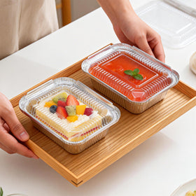 Benestanti 100-pack pans and lids, ready for catering events.
