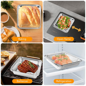 Benestanti barbecue and party pans simplify grilling and serving outdoors