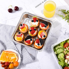 Benestanti square baking trays ideal for casseroles and desserts