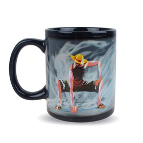 BeneU Luffy mug shown as a gift-ready anime present.