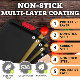 Benicci carbon steel sheets built for durability and even heat.