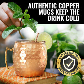 Benicci copper jigger highlights versatile barware precision for cocktails.