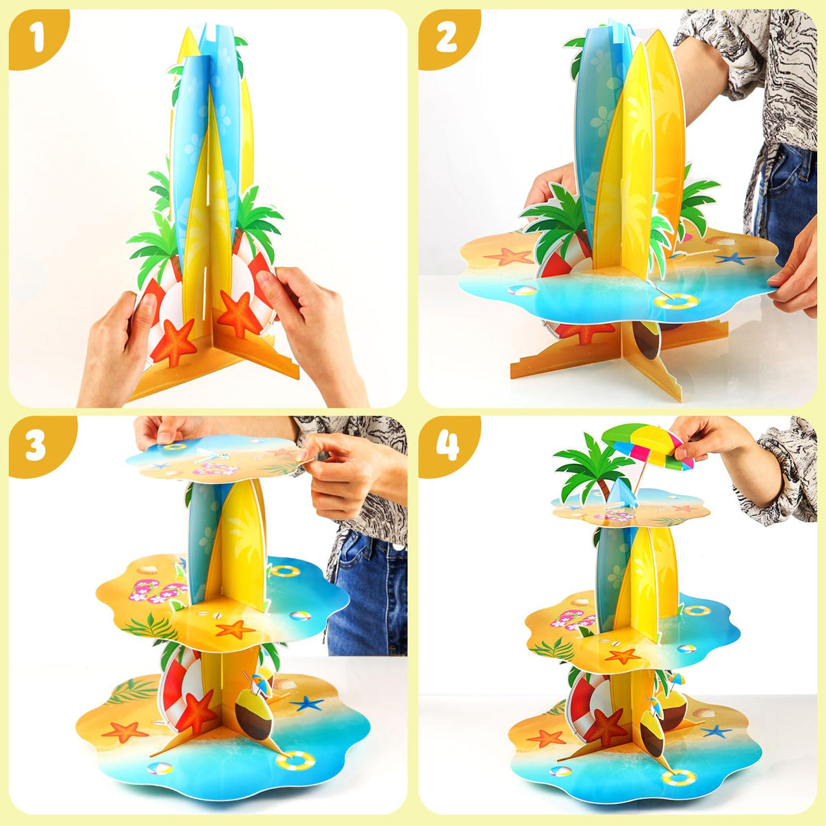 BenLouis beach party dessert stand creates vibrant dessert stations.
