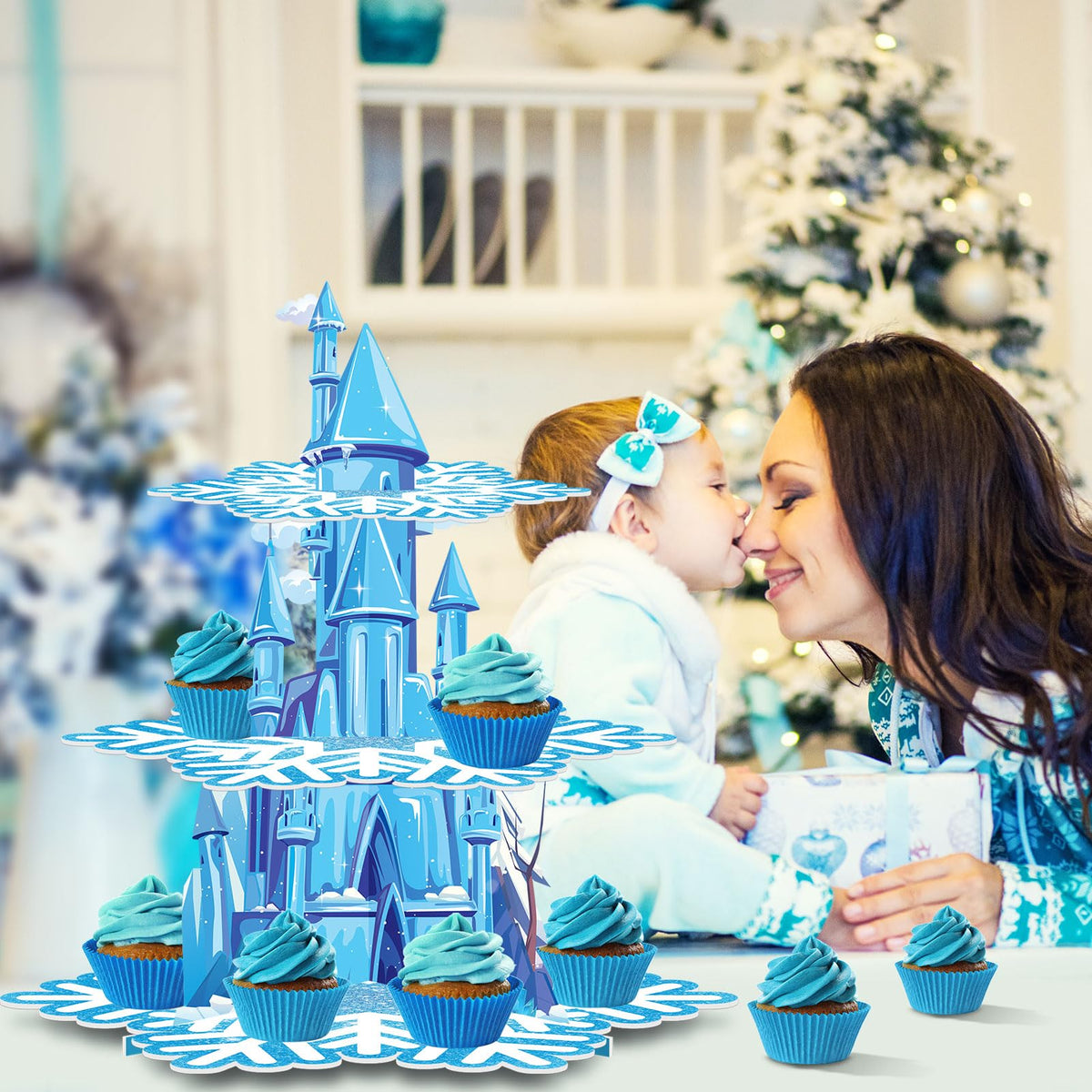 BenLouis frozen theme stand simplifies setup for festive tables