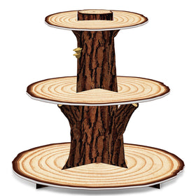 BenLouis wooden-3-tier-cupcake-stand for elegant dessert display at parties.