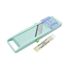 Benriner Japanese Vegetable Slicer blade assembly for clean, uniform slices.