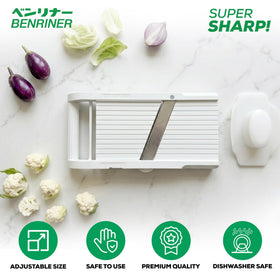 Benriner Japanese stainless steel blade for sharp, consistent cuts