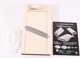 Benriner Jumbo Mandoline Slicer straight-edge blade for wide, uniform cuts.