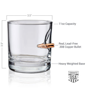 Embedded bullet is lead-free and contains no gunpowder.