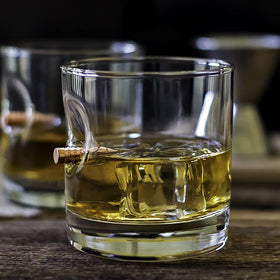 11oz whiskey glass designed for a true pour and toast.
