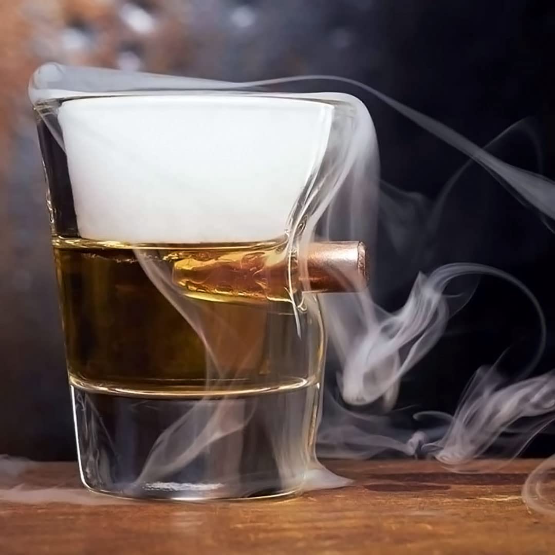 BenShot shot glass handmade in Wisconsin highlighting USA craftsmanship