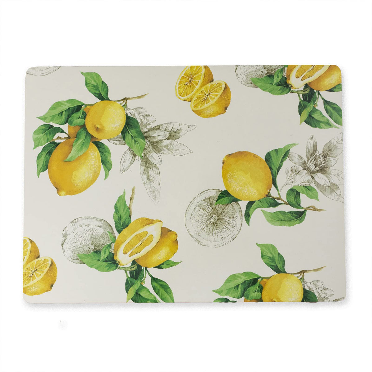 Benson Mills cork placemats on wooden table ready for easy cleanup after meals.