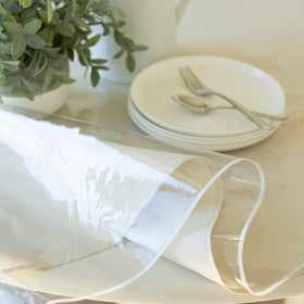 Benson Mills outdoor dining protection keeps tables clean during picnics