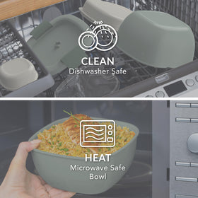Bentgo airtight lid with locking clips preserves freshness