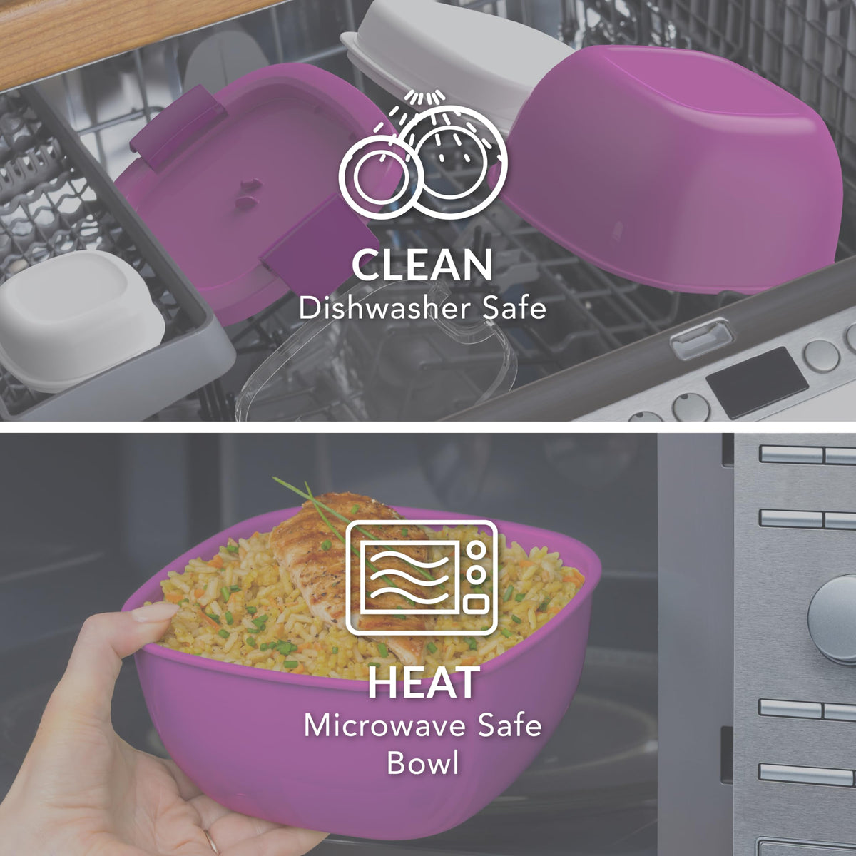 Bentgo airtight lid locks in freshness for meals