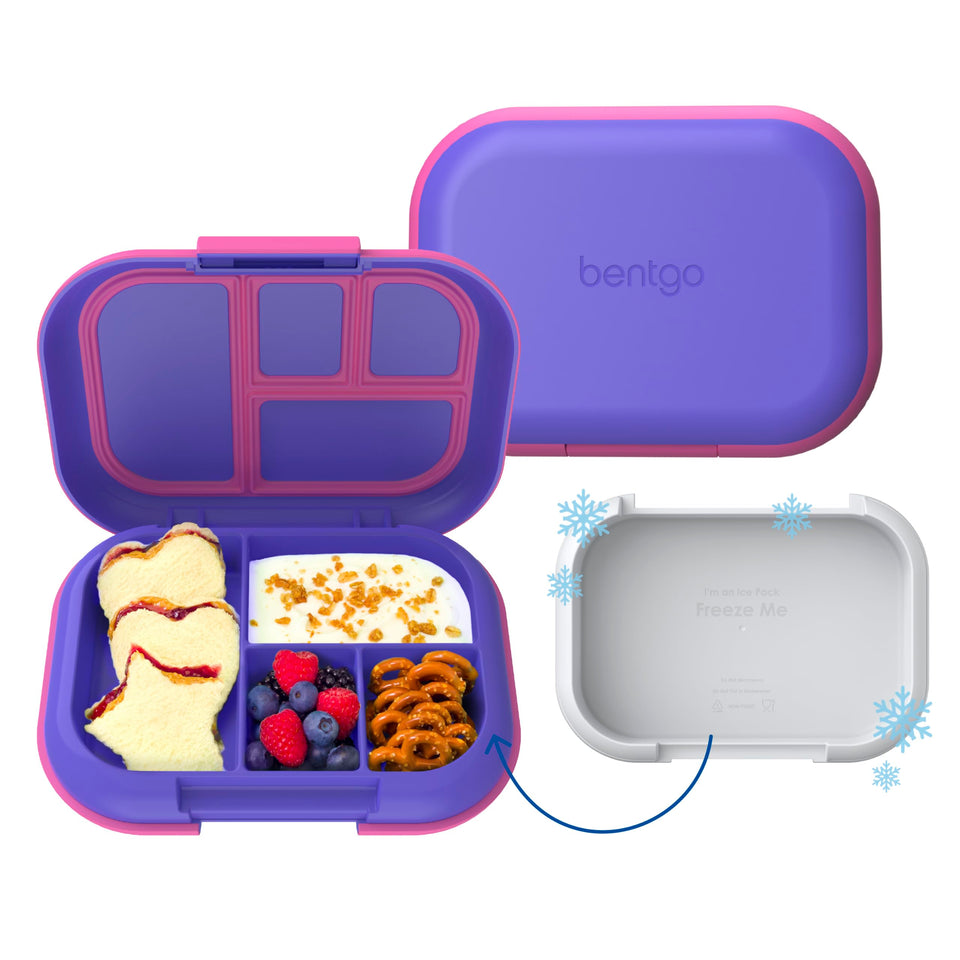 Bentgo Chill Kids built-in ice pack keeps lunches cool for hours
