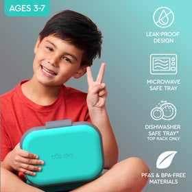 Bentgo Chill Kids leak-proof design prevents spills during transport.