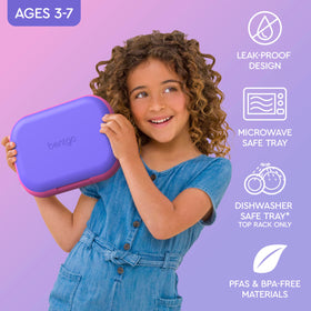 Bentgo Chill Kids leak-proof latch prevents spills during transport