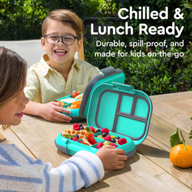 Bentgo Chill Kids microwave-safe top-rack dishwasher-safe tray for easy cleaning.