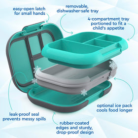 Bentgo Chill Kids PFAS- and BPA-free construction supports safe snacking.