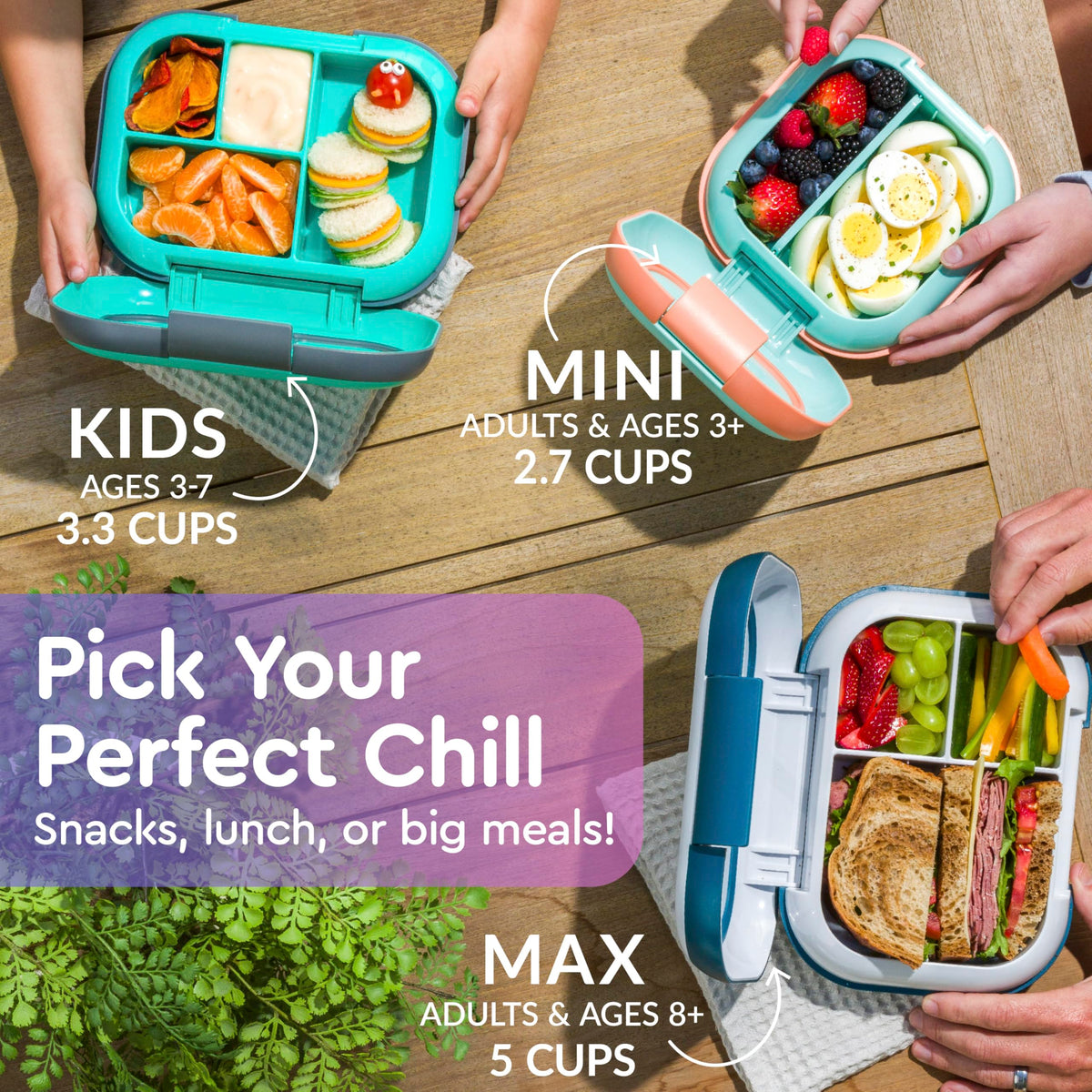Bentgo Chill Kids rubberized outer shell protects against drops