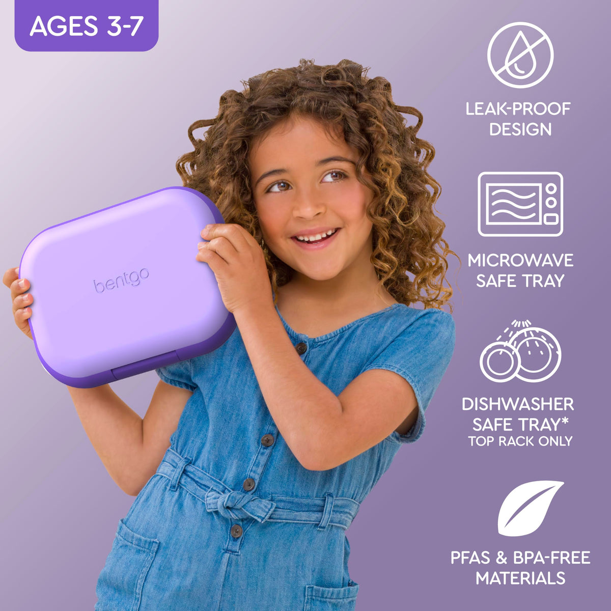 Bentgo Chill Kids three-one-third-cup capacity for portions.