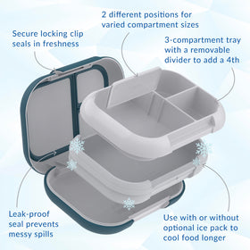 Bentgo Chill Max 3- or 4-compartment tray for flexible meals.