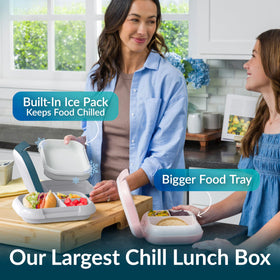 Bentgo Chill Max 5-cup capacity fits a full lunch with sides.