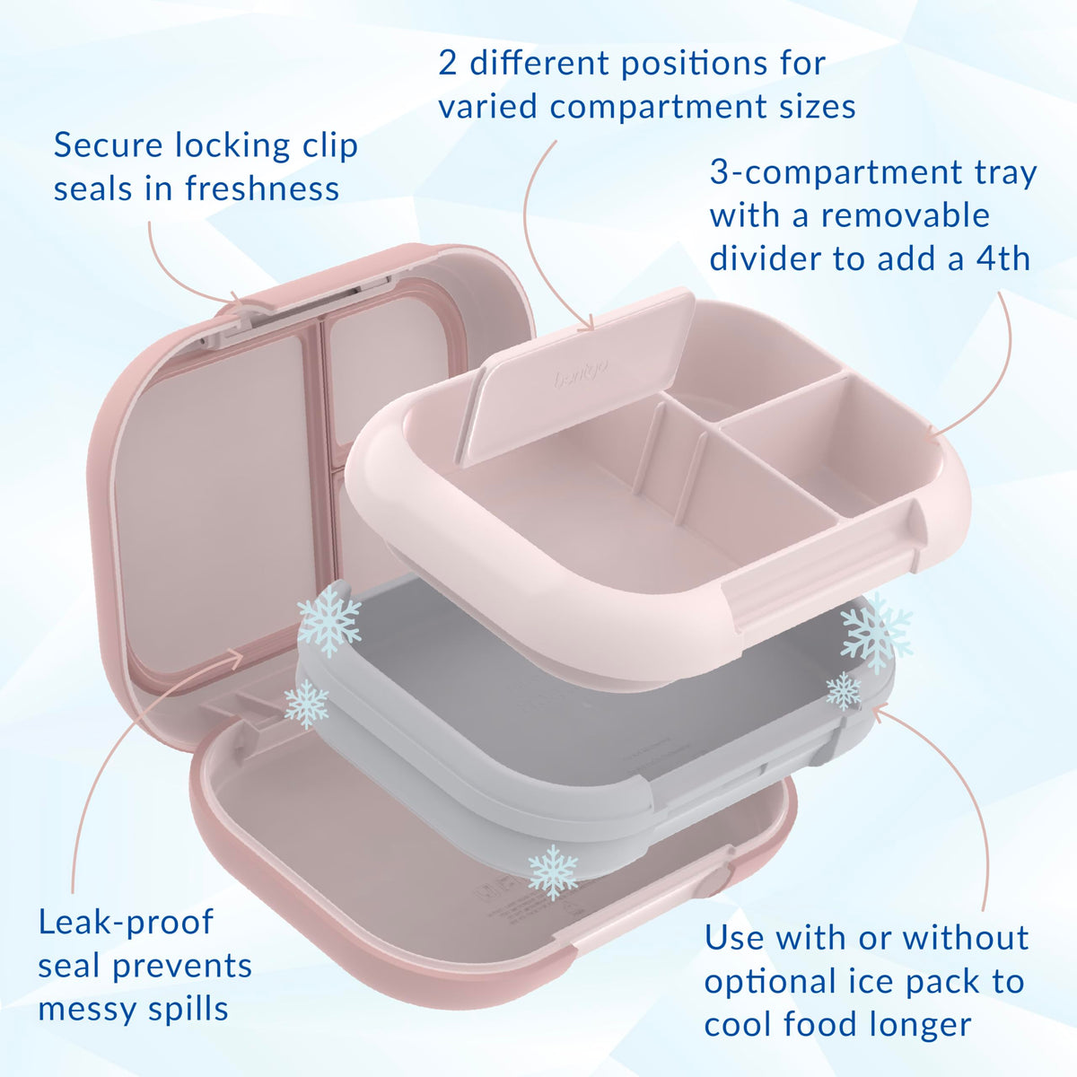 Bentgo Chill Max PFAS-free BPA-free materials for safe, durable use.