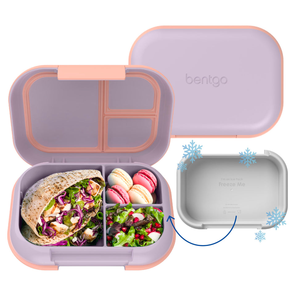 Bentgo Chill Max side view shows spacious 5-cup capacity for meals on the go.