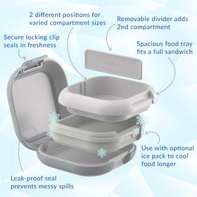 Bentgo Chill Mini divider option creates two portions for flexibility.