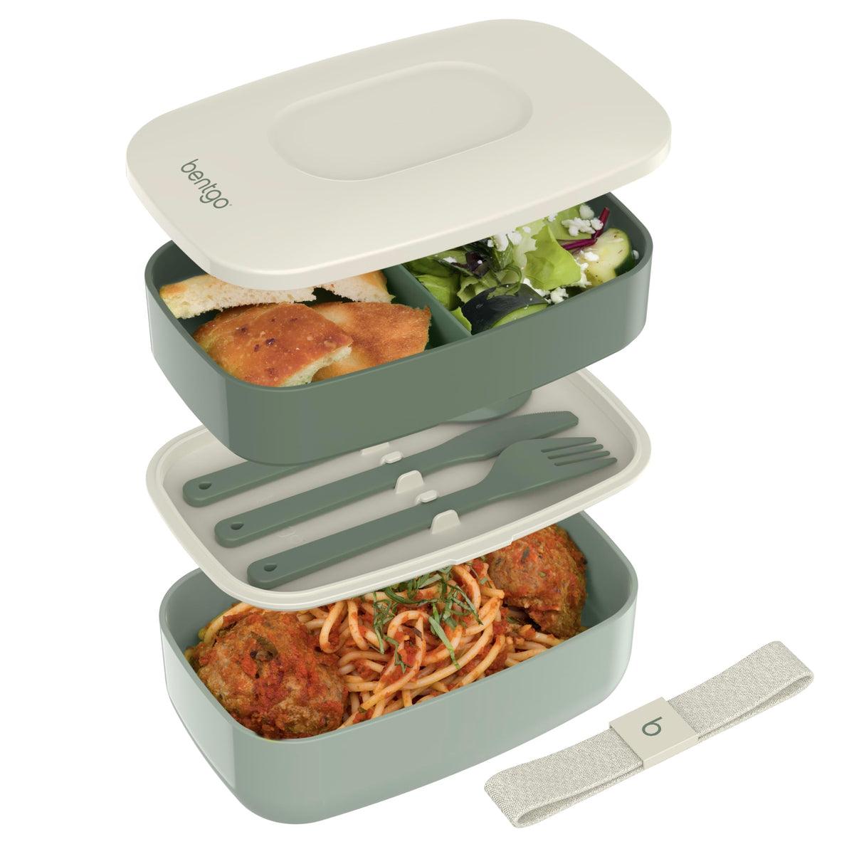 Bentgo Classic 3-compartment lunchbox for organized meals on the go.