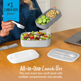 Bentgo Classic built-in utensils help keep packing simple.