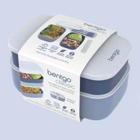 Bentgo Classic dishwasher-safe containers simplify after-lunch cleanup.