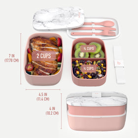 Bentgo Classic dishwasher-safe main containers simplify cleanup after meals.