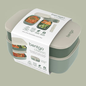 Bentgo Classic khaki green color adds subtle style to lunch gear.