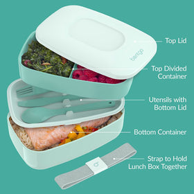 Bentgo Classic nesting design shows compact storage in minimal space