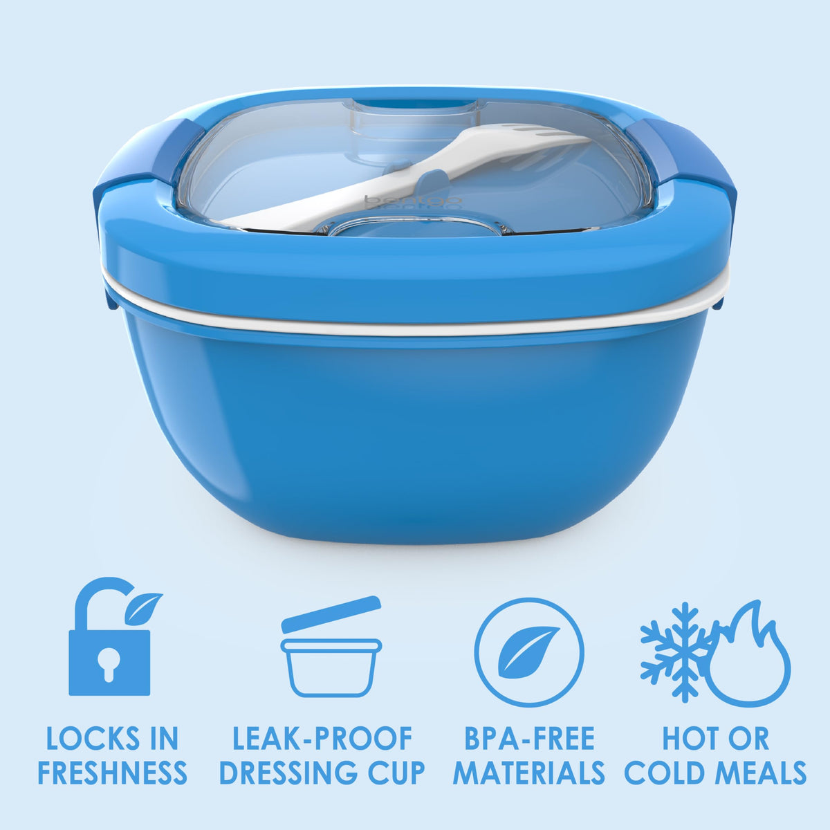 Bentgo dressing container is leak-proof to prevent leaks